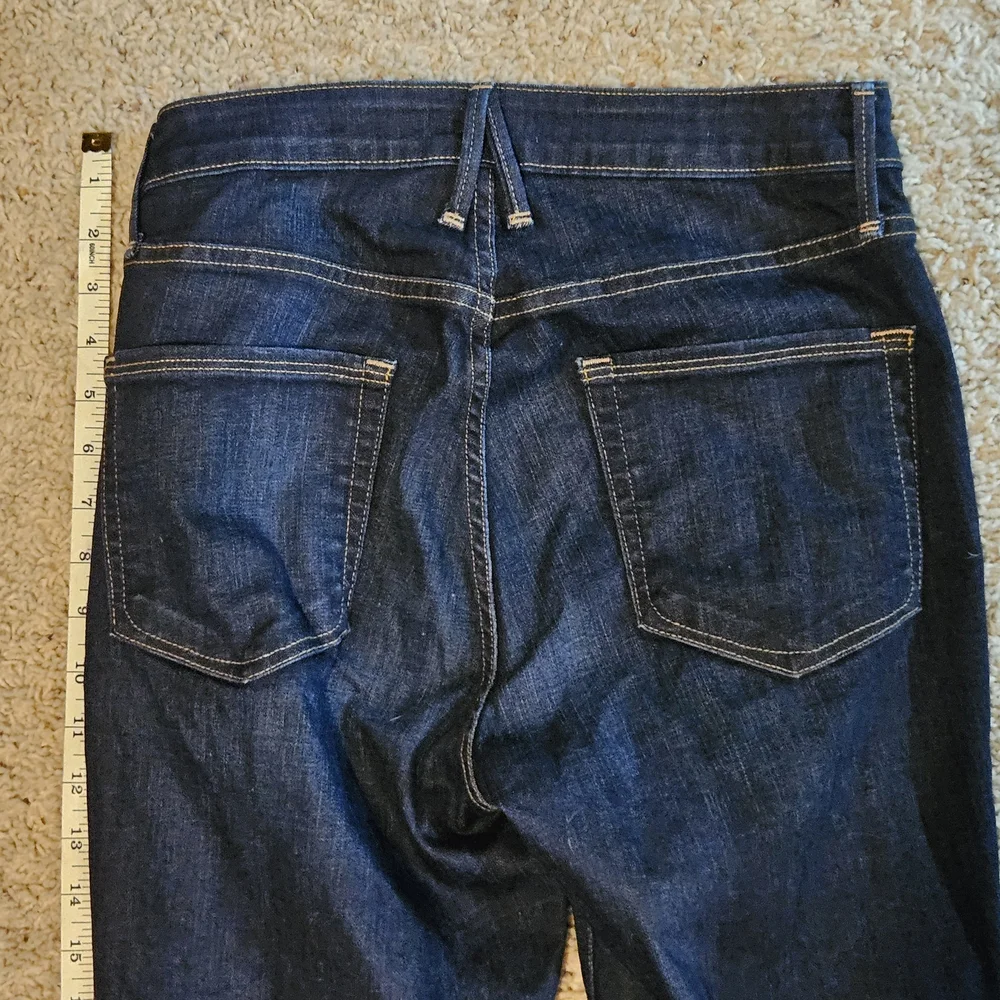 Good American Women's Blue Jeans size 4/27 with side Zipper - Picture 6 of 7